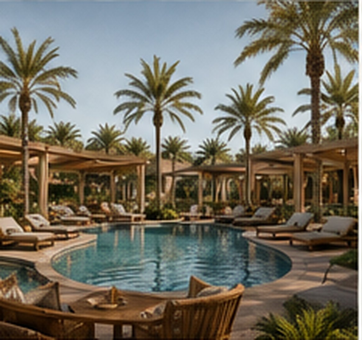 The pool house at The KIN Club